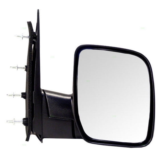 For 08-13 E-Series Van Rear View Mirror Manual Textured Black Folding Right Side