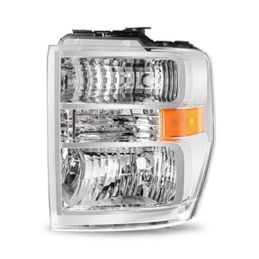 Bryght Chrome Headlights Fits 2008-2014 Ford E150 E250 E350 E450 Superduty Left Side