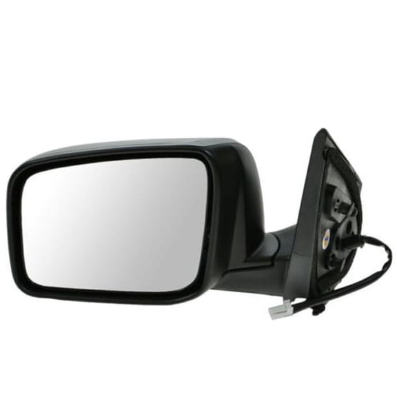 For 08-15 Rogue Rear View Door Mirror Power Heated w/o-Camera Black Driver Side