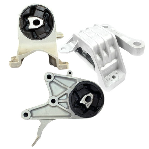 For 09-10 Chevrolet Malibu 2.4L 6SPD Hybrid Engine Motor and Transmission Mount Set 3PCS 2009 2010 5503 5370 5504