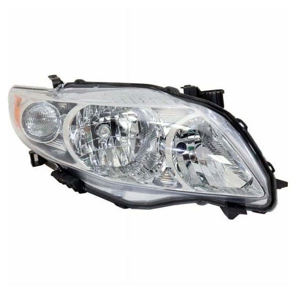 For 09-10 Corolla (Japan Built) Halogen Headlight Headlamp w/o Bulb Right Side