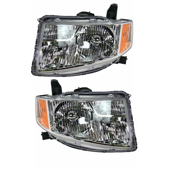 For 09-11 Element EX/LX Halogen Headlight Headlamp Head Light w/o Bulb SET PAIR