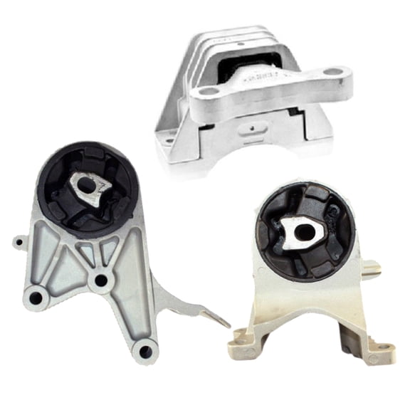 For 09-12 Chevrolet Malibu 2.4L 6Speed Engine Motor and Transmission Mount Set 3PCS 2009 2010 2011 2012 5503 5504 5398