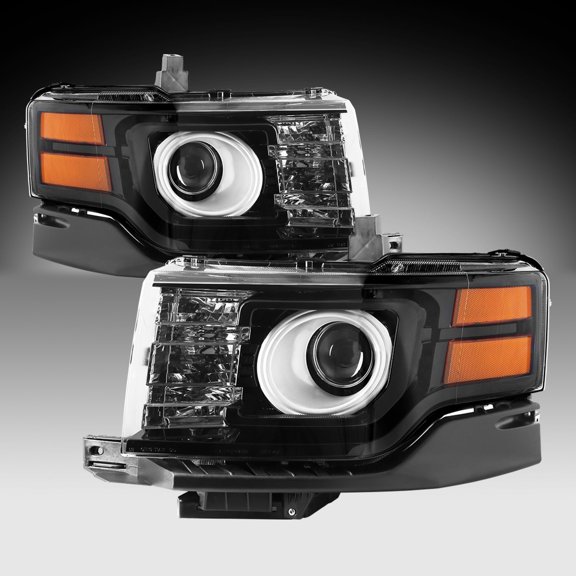 For 09-12 Ford Flex Xenon HID Headlights Assembly Left Driver Side/Right Passenger Side Headlamp