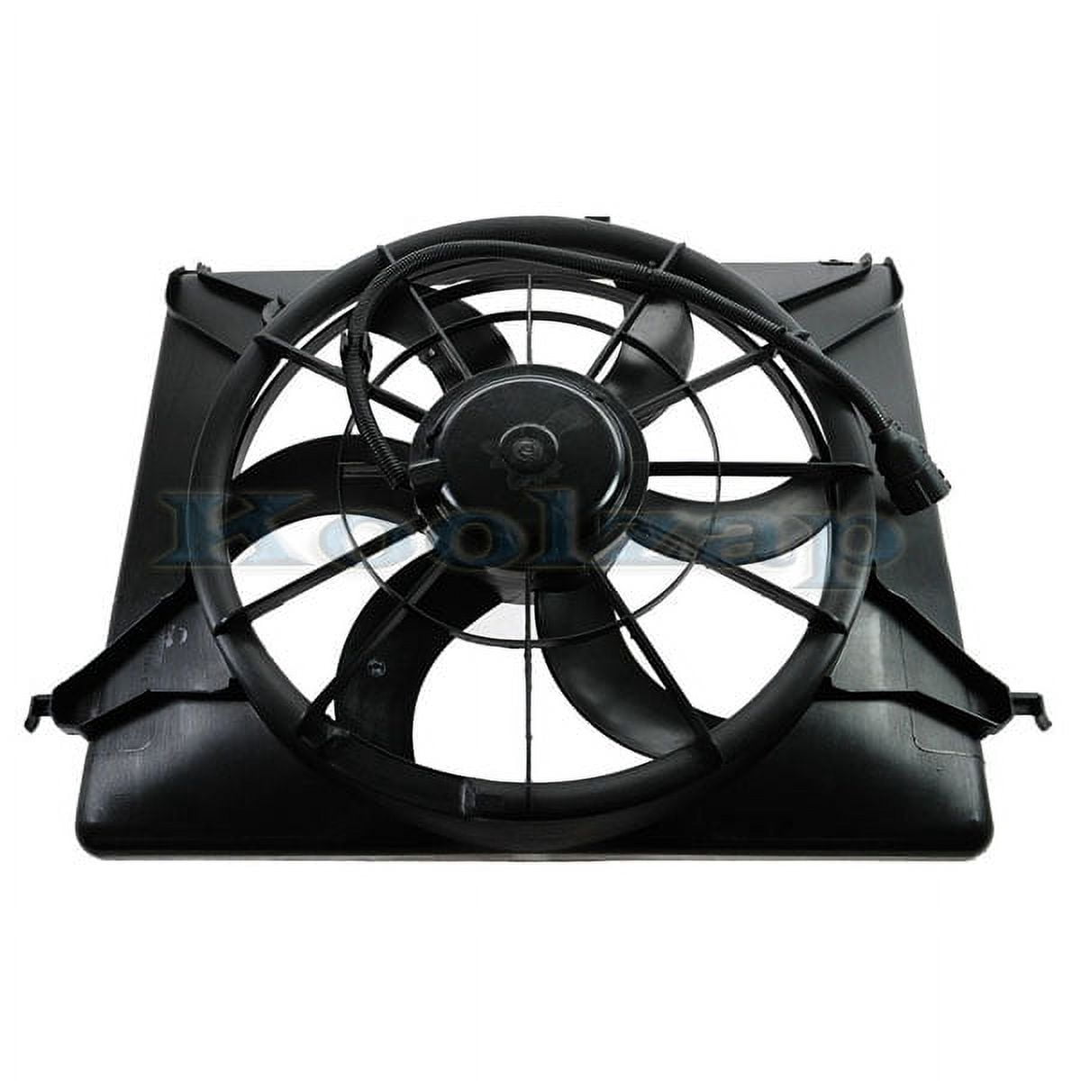 67220 Radiator For 09-12 Genesis Sedan 3.8L Radiator AC Condenser Cooling Fan Motor ...