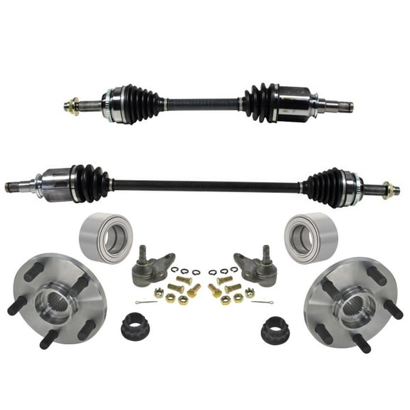 For 09-13 Toyota Corolla 1.8L Axle CV Drive Shafts Hub Bearing Ball Jnt 6pc