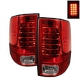 thumbnail image 1 of For 09-16 Ram Pickup 1500 Sonar LED Tail Lights (Red/Clear) YD-ALT-DRAM09-LED-RC, 1 of 4