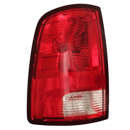 For 09-22 Ram Pickup Truck Taillight Taillamp Rear Brake Light w/Bulb Left Side
