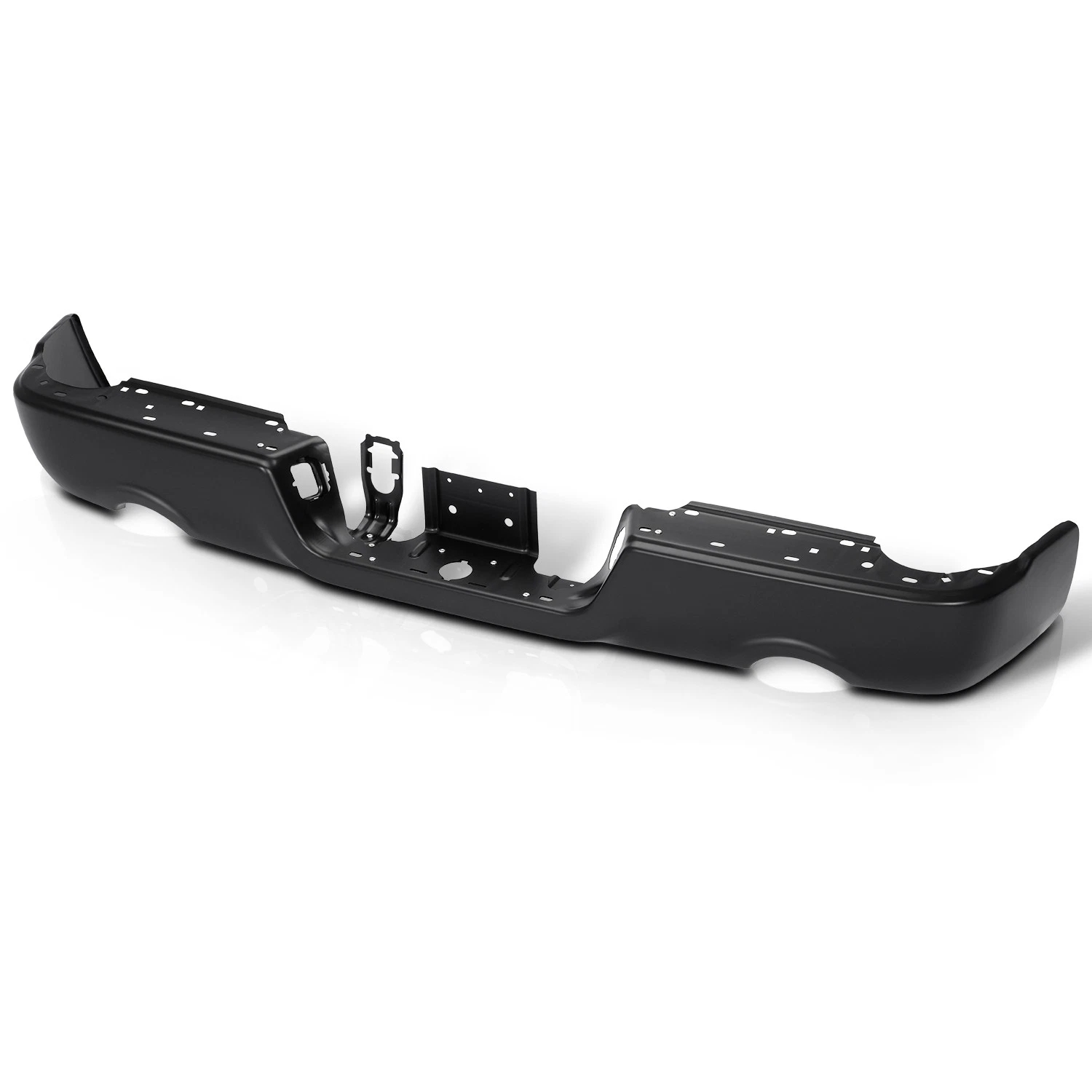 Chrome Rear Bumper w/ Sensor Holes+Dual Exhaust for 09-24 Dodge