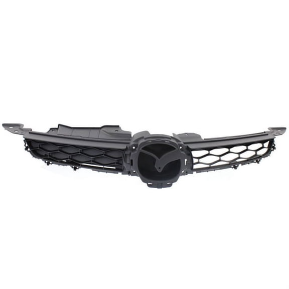 For 10 11 12 CX-7 CX7 (2.5L Engine) Front Grille Assembly Primed Black Plastic