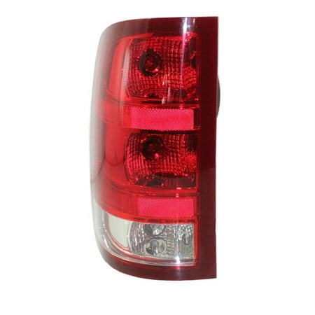For 10-11 Sierra Truck Taillight Taillamp Rear Brake Light Lamp w/Bulb Left Side