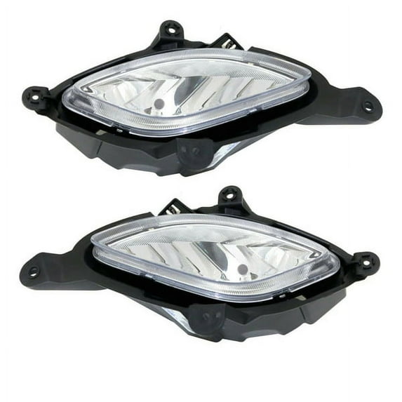 For 10-12 Genesis Coupe Front Driving Fog Light Lamp Assembly w/Bulb Set Pair