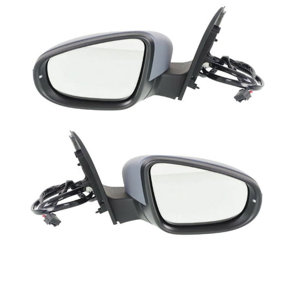 For 10-14 Golf/GTI Rear View Mirror Power Folding w/Puddle Signal Lamp Set Pair