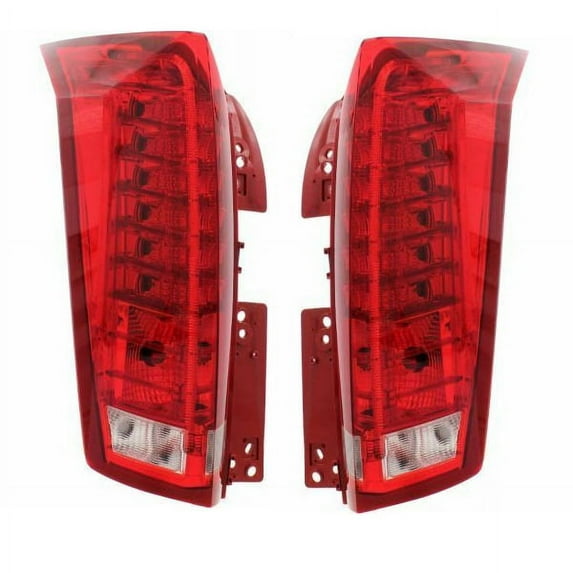 For 10-16 SRX Taillight Taillamp LED Rear Brake Light Tail Lamp w/Bulb PAIR SET