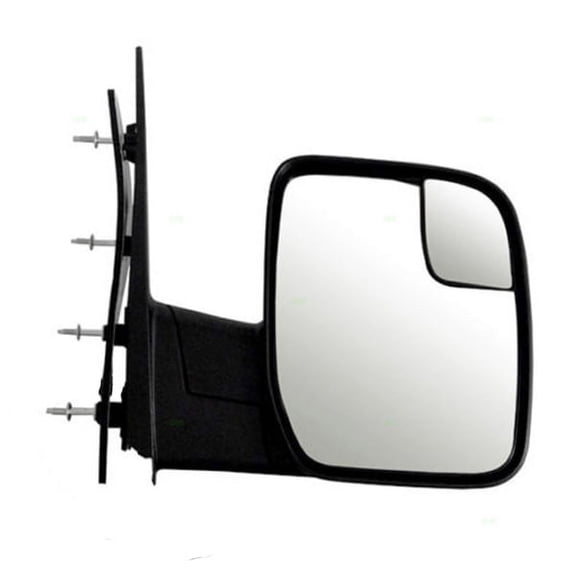 For 10-17 E-Series Van Rear View Mirror Manual-Fold w/Spotter Glass Right Side