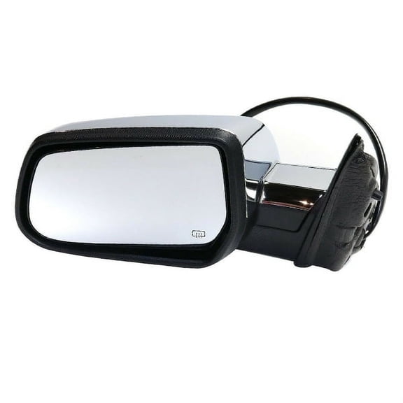 For 10-17 Equinox Terrain Rear View Mirror Assembly Power Heat Chrome Left Side