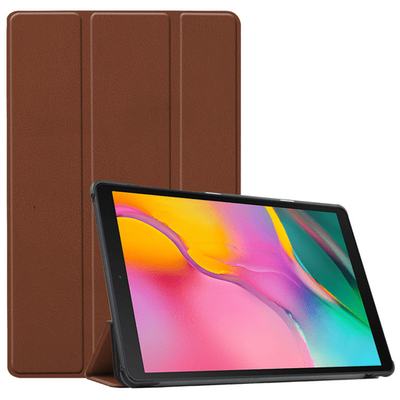For 10.4 Inch (SM-T500 T505 ), Protective Stand Case Hard Case Cover for 10.4 Inch Samsung Tab A7 Tablet 2020 Brown