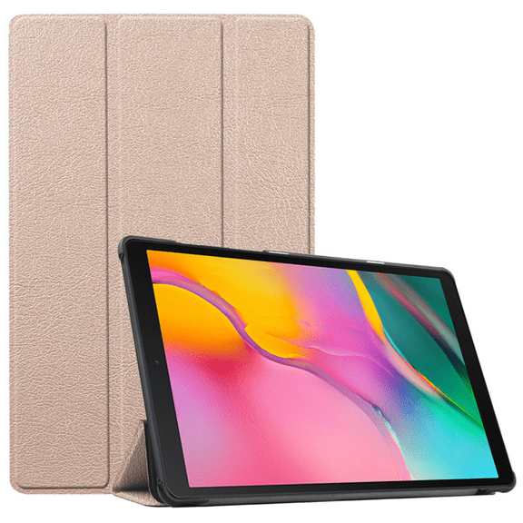 For 10.4 Inch (SM-T500 T505 ), Protective Stand Case Hard Case Cover for 10.4 Inch Samsung Tab A7 Tablet 2020 - Local Gold