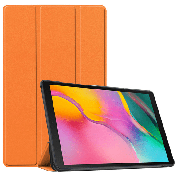 For 10.4" (SM-T500 T505), Protective Stand Case Hard Case Cover for 10.4" Samsung Tab A7 Tablet 2020 - Orange