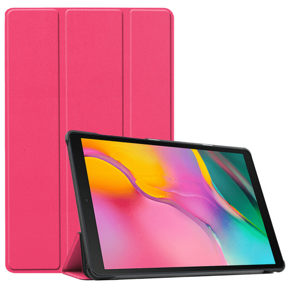 For 10.4 inch (SM-T500 T505 ), Protective Stand Case Hard Shell Cover for 10.4 inch Samsung Tab A7 Tablet 2020 - Rose Red