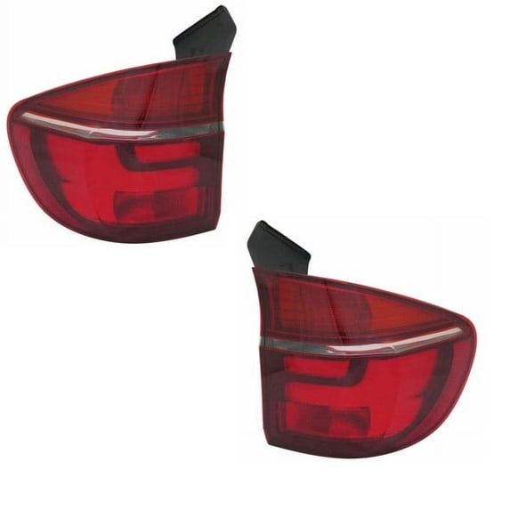 For 11 12 13 BMW X5 Outer Taillight Taillamp Rear Brake Light Tail Lamp SET PAIR