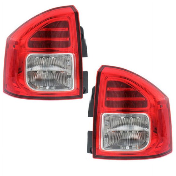 For 11 12 13 Compass LED Taillight Taillamp Rear Brake Light Tail Light SET PAIR