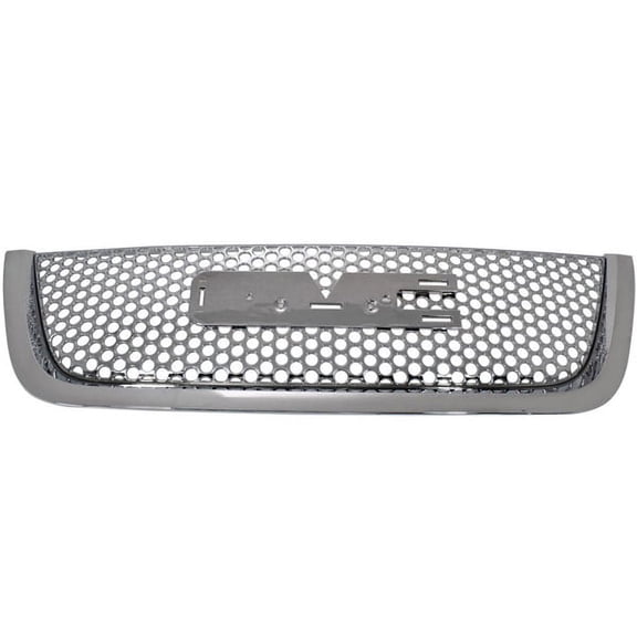 For 11-12 Acadia Denali Front Face Bar Grill Grille Assembly Chrome Shell Insert