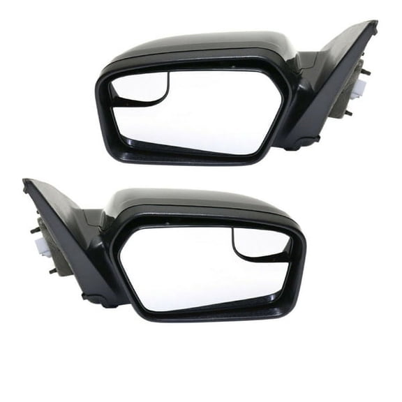 For 11-12 Fusion Rear View Door Mirror Power Non-Heat w/o Puddle Lamp Set Pair