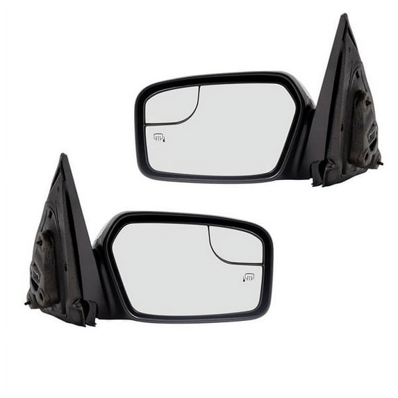 For 11-12 Fusion Rear View Mirror Assembly Power Heat w/o Puddle Light Set Pair