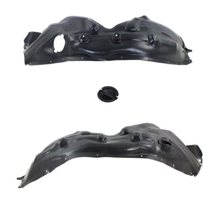 For 11-13 Grand Cherokee Front Splash Shield Inner Fender Liner Panel SET PAIR