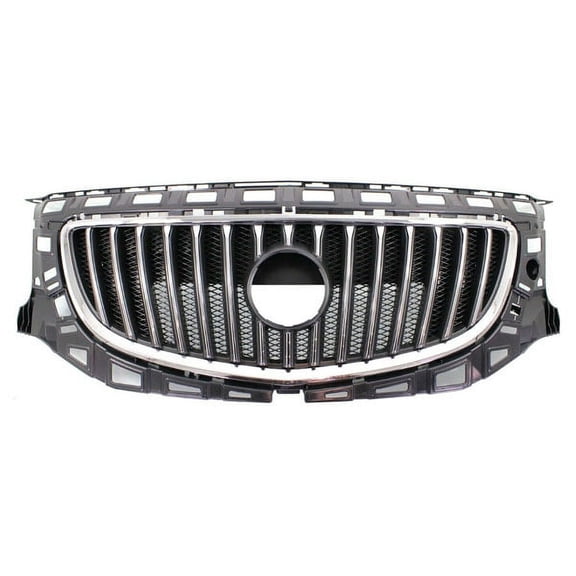 For 11-13 Regal (Base & CXL) Front Grille Assembly Chrome Shell w/Black Insert