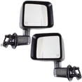 thumbnail image 1 of For 11-13 Wrangler Rear View Door Mirror Power Heated Manual Fold Black SET PAIR, 1 of 5