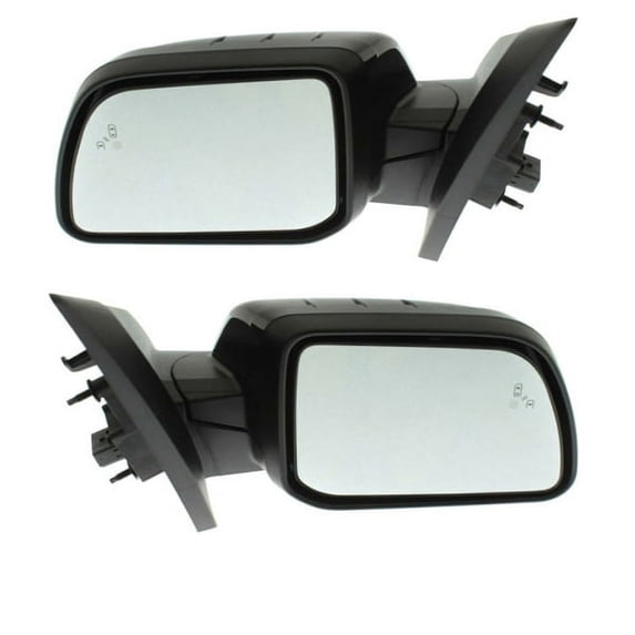 For 11-14 Edge Rear View Door Mirror Assembly Power Heat w/Puddle Lamp Set Pair