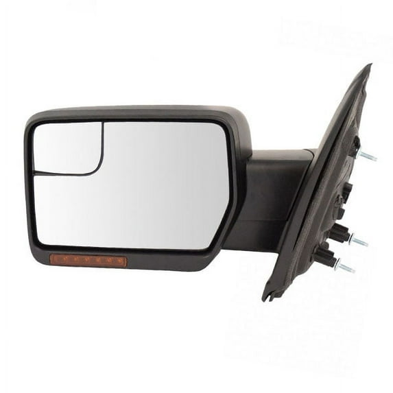 For 11-14 F150 Rear View Mirror Power Folding Heat Signal Lamp Memory Left Side
