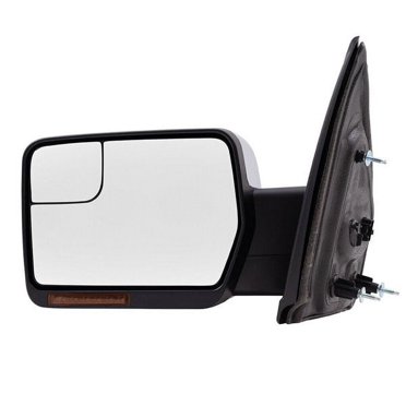 Replacement Passenger Side Mirror Glass For 2008-2012 Jeep Liberty - Right RH - Convex - Power Adjust - Perautoparts