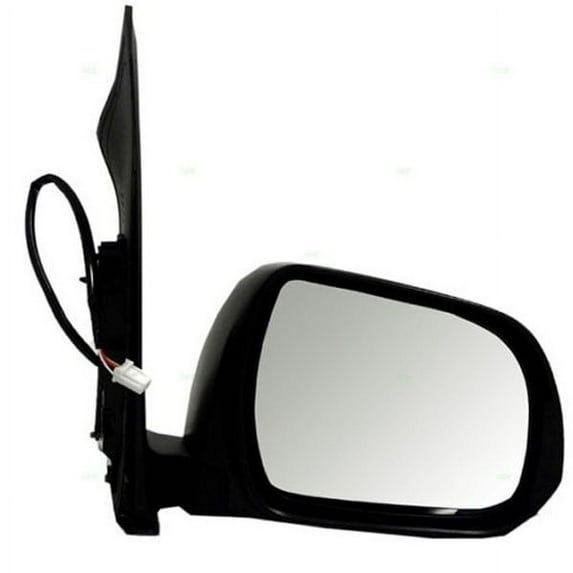 For 11-14 Sienna Van Rear View Mirror Power Non-Heated Textured Black Right Side