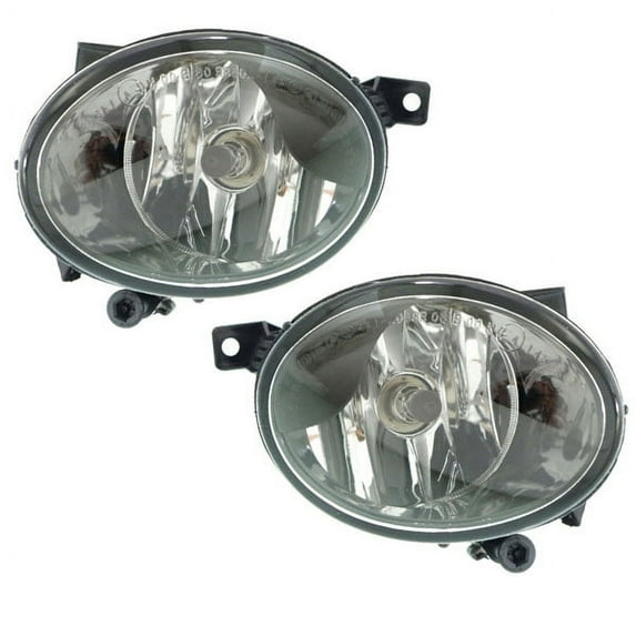 For 11-16 VW Eos Convertible Halogen Front Driving Fog Light Assembly Set Pair