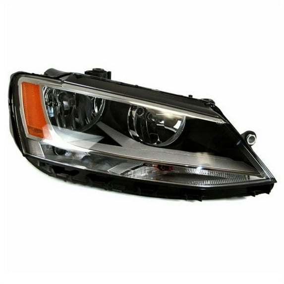 For 11-16 VW Jetta Front Headlight Headlamp Halogen Head Light w/Bulb Right Side