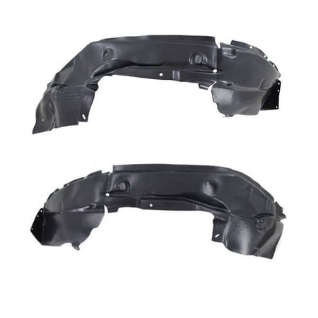 For 11-17 Compass Front Splash Shield Inner Fender Liner Panel Plastic SET PAIR