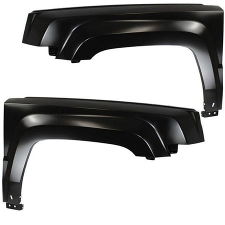 For 11-17 Patriot 2.0L 2.4L Front Fender Quarter Panel Prime Left Right SET PAIR
