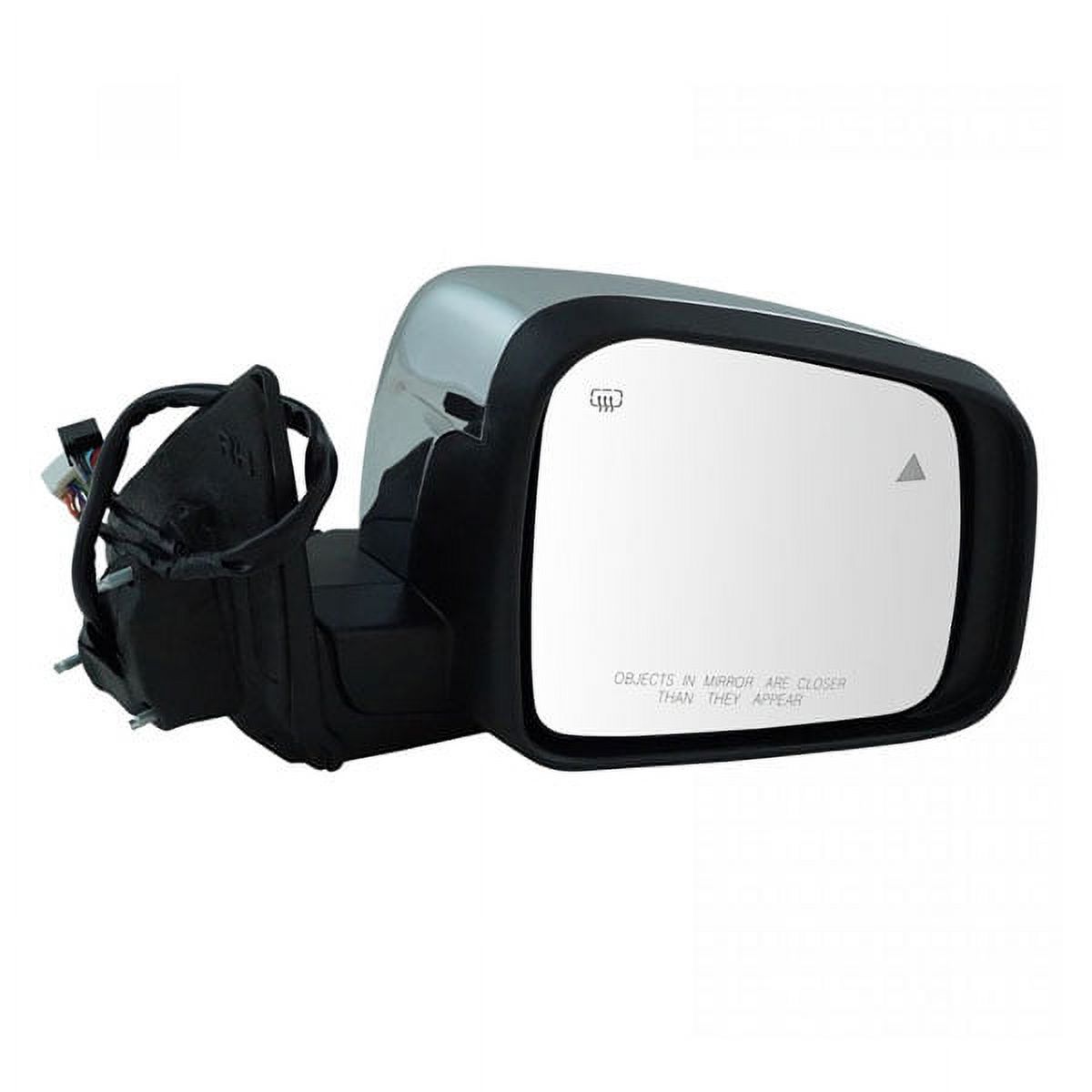 For 1118 Durango Rear View Mirror Power Folding Heat w/Signal Chrome