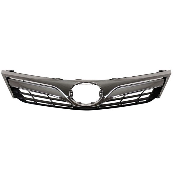 For 12 13 14 Camry LE/XLE Front Grill Grille Assembly Dark Gray w/Chrome Molding