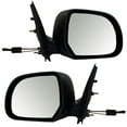 thumbnail image 1 of For 12 13 14 Versa S Sedan Rear View Door Mirror Manual Remote w/Lever SET PAIR, 1 of 5