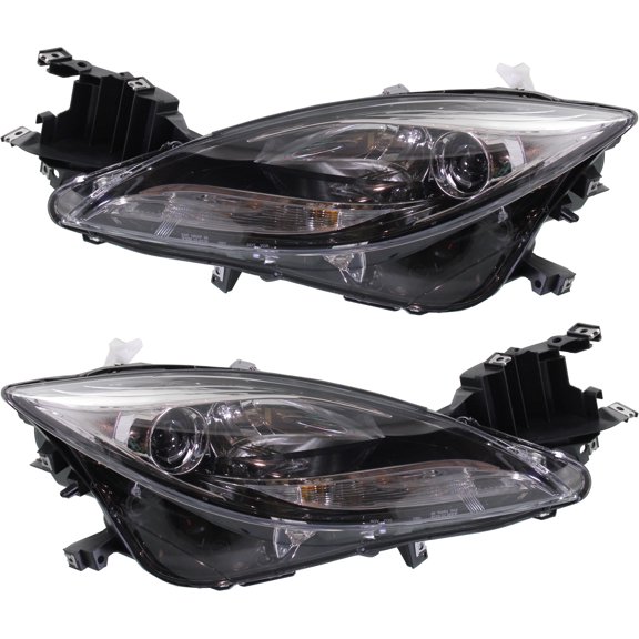 For 12-13 Mazda6 Front Halogen Headlight Headlamp Head Light w/Bulb SET PAIR