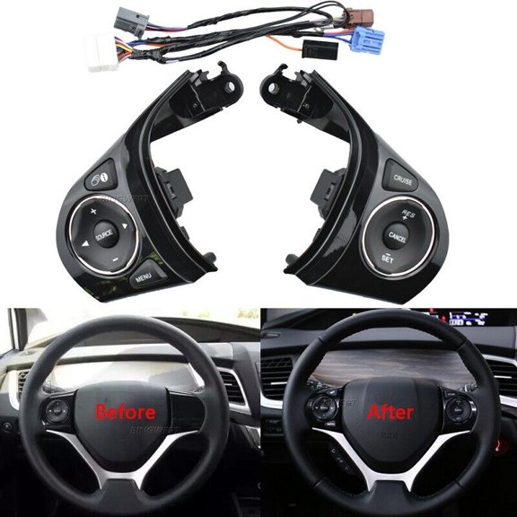 For 12-15 Honda Civic Multifunction Steering Wheel Audio&Cruise Control Switch