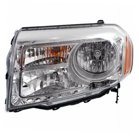 For 12-15 Pilot Front Halogen Headlight Headlamp Head Light with Bulb Left Side