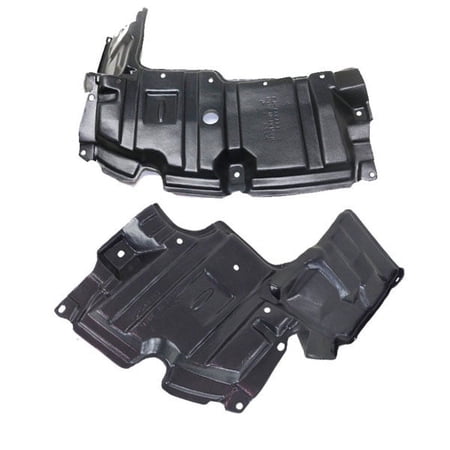 For 12-15 Prius C Front Engine Splash Shield Under Cover Guard Left & Right PAIR