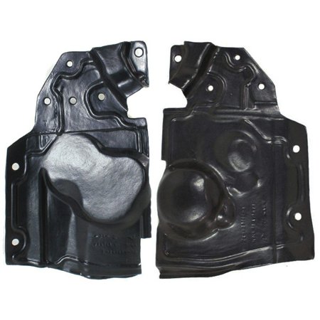 For 12-15 Rogue Front Engine Splash Shield Under Car Cover Left & Right SET PAIR