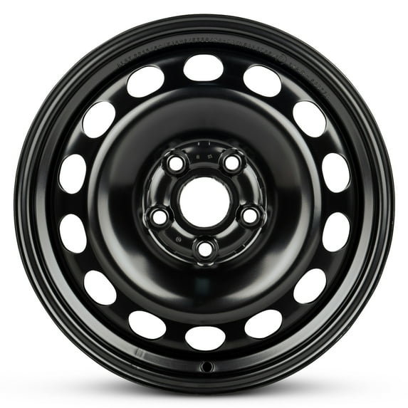 For 12-20 Volkswagen Passat 16 Inch Black Steel Rim - OE Direct Replacement - Road Ready Car Wheel