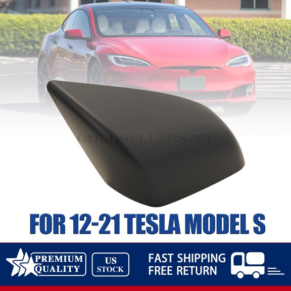 For 12-21 Tesla Model S Right Side Mirror Cover Cap Unpainted 1010104-00-A
